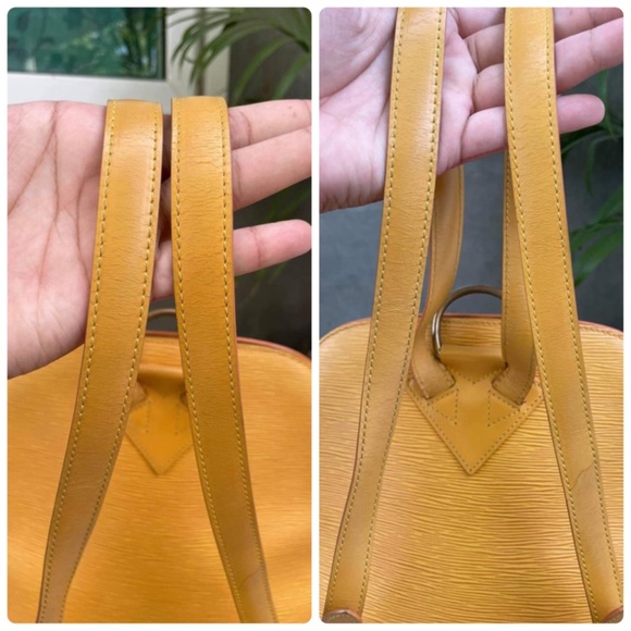 🤗CUTE💛Auth Louis Vuitton Yellow Epi Backpack 🎒 - Picture 13 of 16